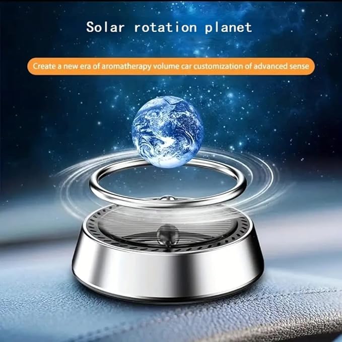 Revolving Planet Solar Car Air Freshener