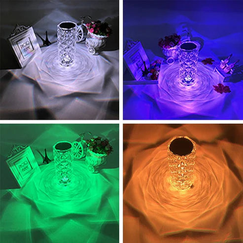 Diamond LED Crystal Table Lamp